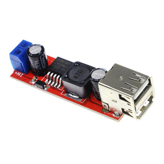 Dual USB Output 9V / 12V / 24V / 36V Car Charger Switch 5V 3A DC-DC Power Supply Buck Regulator Module