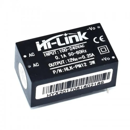 Hi-Link AC-DC Power Module HLK PM12 230V to 12V /3W