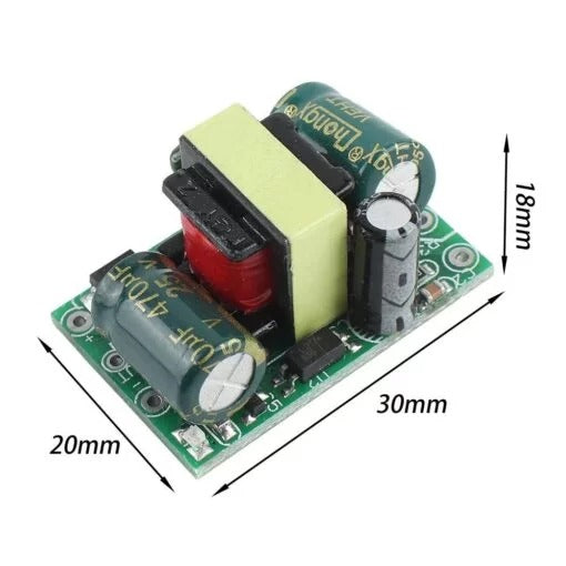 Precision 12V 450mA (5W) power Supply Module Bare Board, LED Voltage Regulator Module AC 220V to 12V