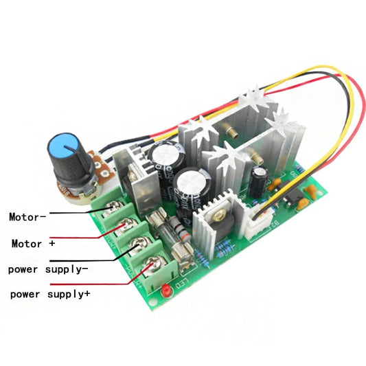 DC 10-60V 20A 1200W Motor Speed Control PWM Motor Speed Controller