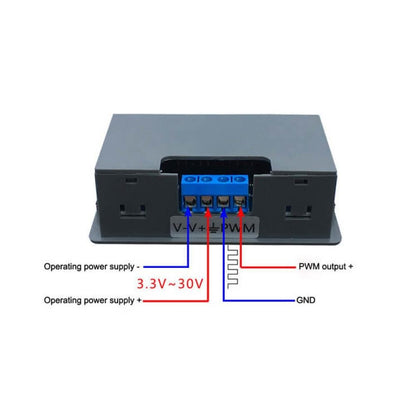 XY-PWM DC 3.3-30V 1Hz-150kHz Digital Display Pulse PWM Signal Generator with Case