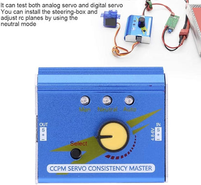 Digital Multi Servo Tester ESC RC Consistency CCPM Master Speed Control