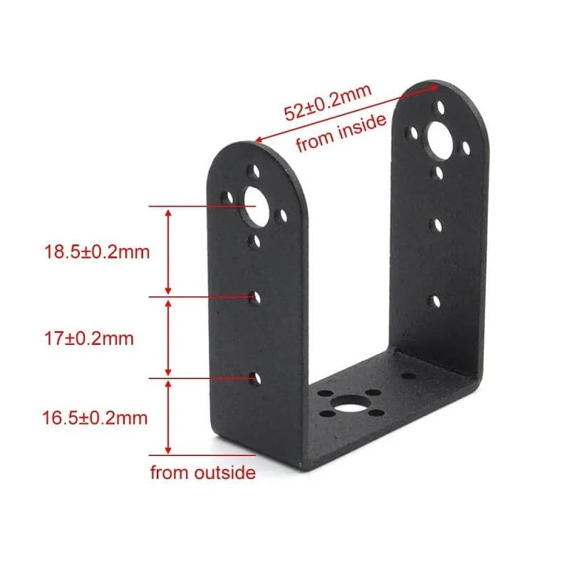 Servo Mount Brackets For MG995 MG996 Servo Motor