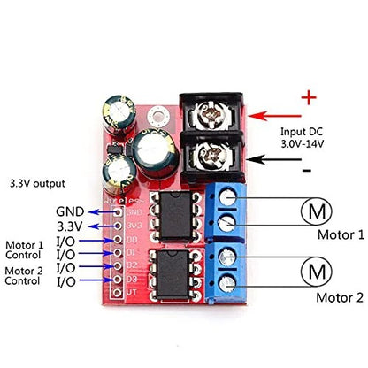 TA6586 based 5A Dual DC Motor Driver Module