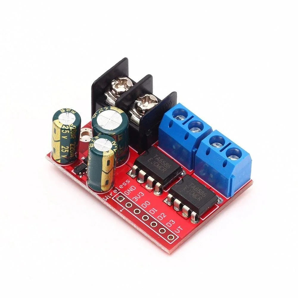 TA6586 based 5A Dual DC Motor Driver Module