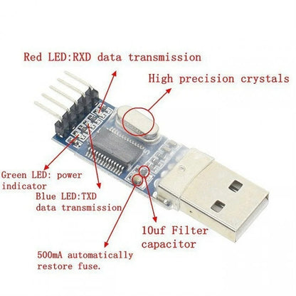 PL2303 – PL2303HX USB to TTL Serial UART Converter Module