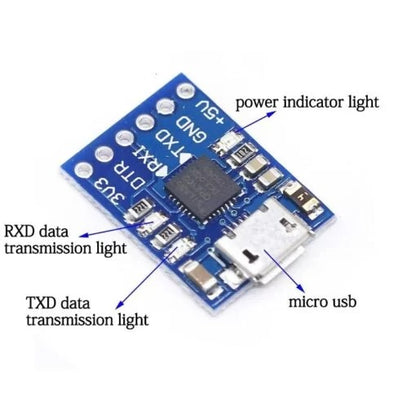 CP2102 MICRO USB to UART TTL Module 6Pin Serial Converter UART STC Replace FT232