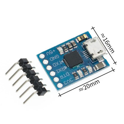 CP2102 MICRO USB to UART TTL Module 6Pin Serial Converter UART STC Replace FT232