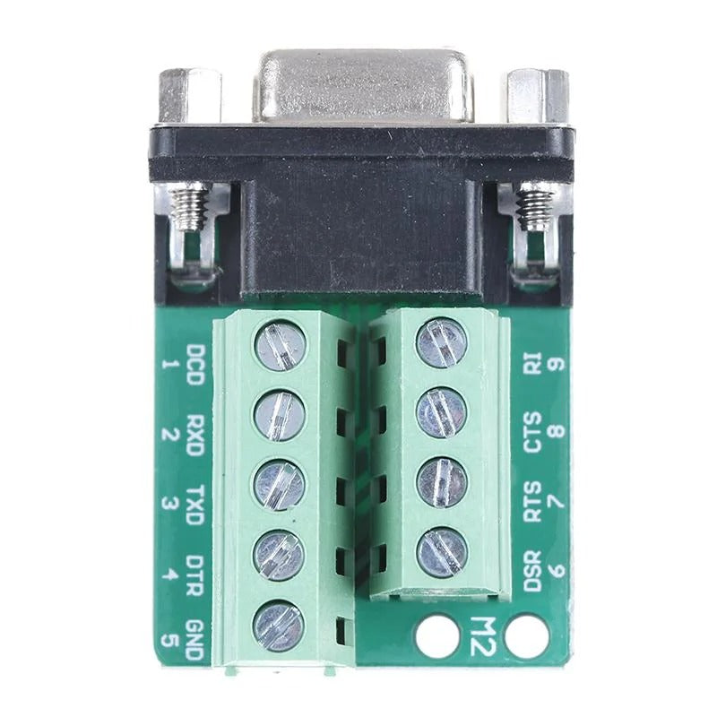 DB9 Female Screw Terminal to RS232 RS485 Conversion Board without Cover