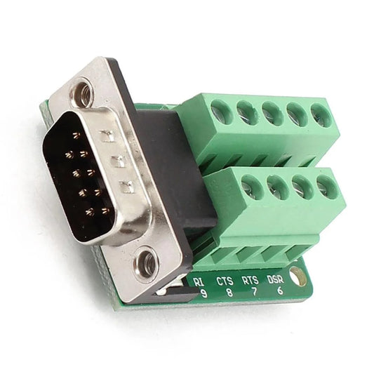 DB9 Male Screw Terminal to RS232 RS485 Conversion Board without cover