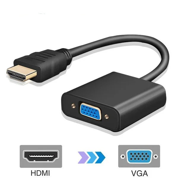 HDMI Male to VGA Female Converter Adapter 1080P For PC, Raspberry Pi