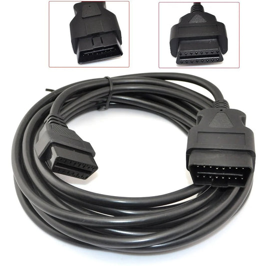 OBD 2 OBD II 16 Pin Car Male to Female Extension Cable Diagnostic Extender – 5 Meter