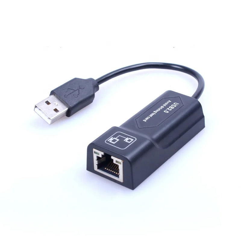 USB 2.0 To RJ45 Ethernet Network Lan Adapter Cable 10/100Mbps For Win 7 8 10 XP Mac PC Laptop