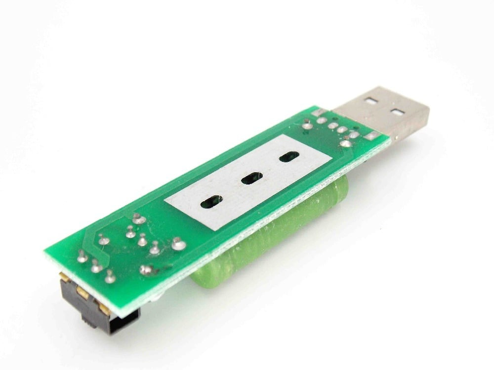 USB Mini Discharge Load Resistor 2A/1A with 1A green LED, 2A Red LED