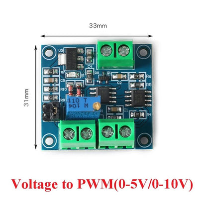 Voltage to PWM Converter Module 0%-100% to 0-5V/0-10V for Digital Analog