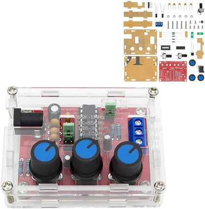 XR2206 High Precision Function Signal Generator DIY Kit Sine Triangle Square Output 1Hz-1MHz Adjustable Frequency Amplitude