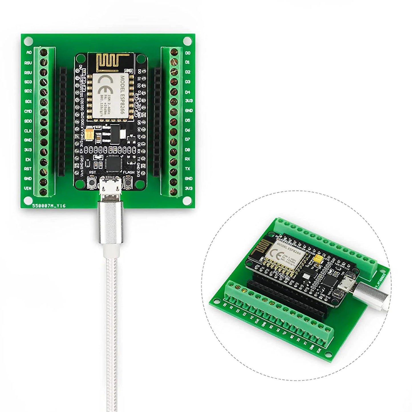 ESP8266 GPIO Expansion Board Screw Terminal Adapter