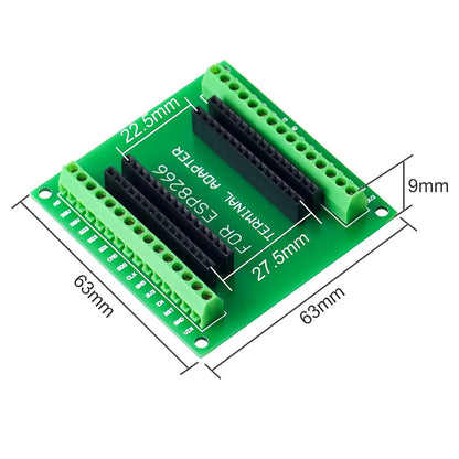 ESP8266 GPIO Expansion Board Screw Terminal Adapter