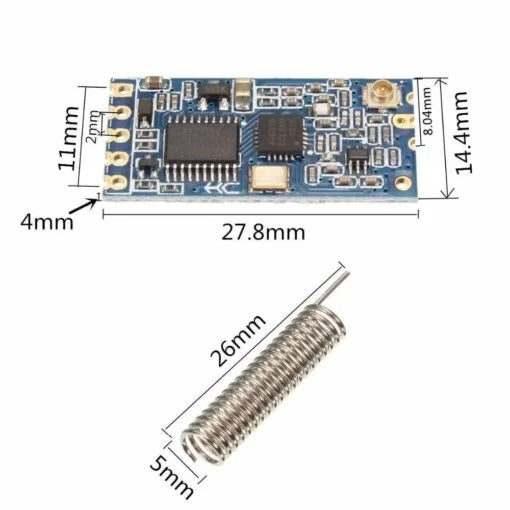 HC-12 433 SI4463 Wireless Serial Module Remote 1000M With Antenna