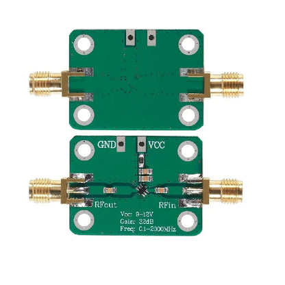 0.1-2000mhz RF Wideband Amplifier Gain 30db Low-Noise Amplifier LNA Board Module