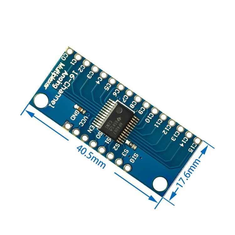 CD74HC4067 High Speed CMOS 16-Channel Analog/Digital Multiplexer Breakout Module