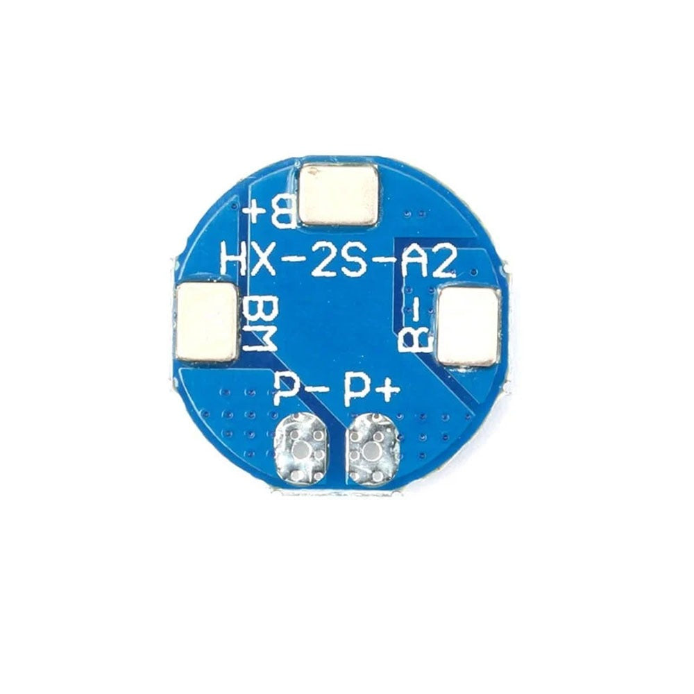 HX-2S-A2 Circular 2S 8.4V BMS 18650 Lithium Battery Protection Plate