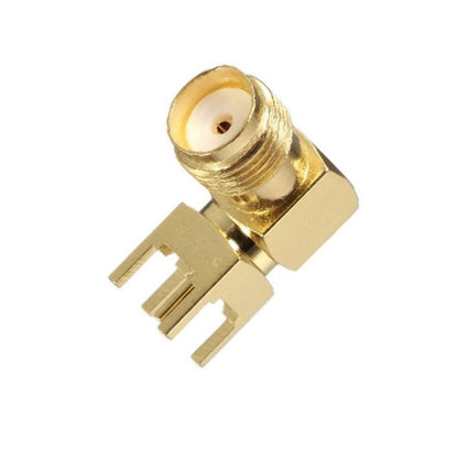 SMA Female Connector Right Angle Through-Hole for PCB Mount