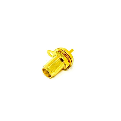 SMA Female Straight Connector Solder Type for Cable & Panel Mount