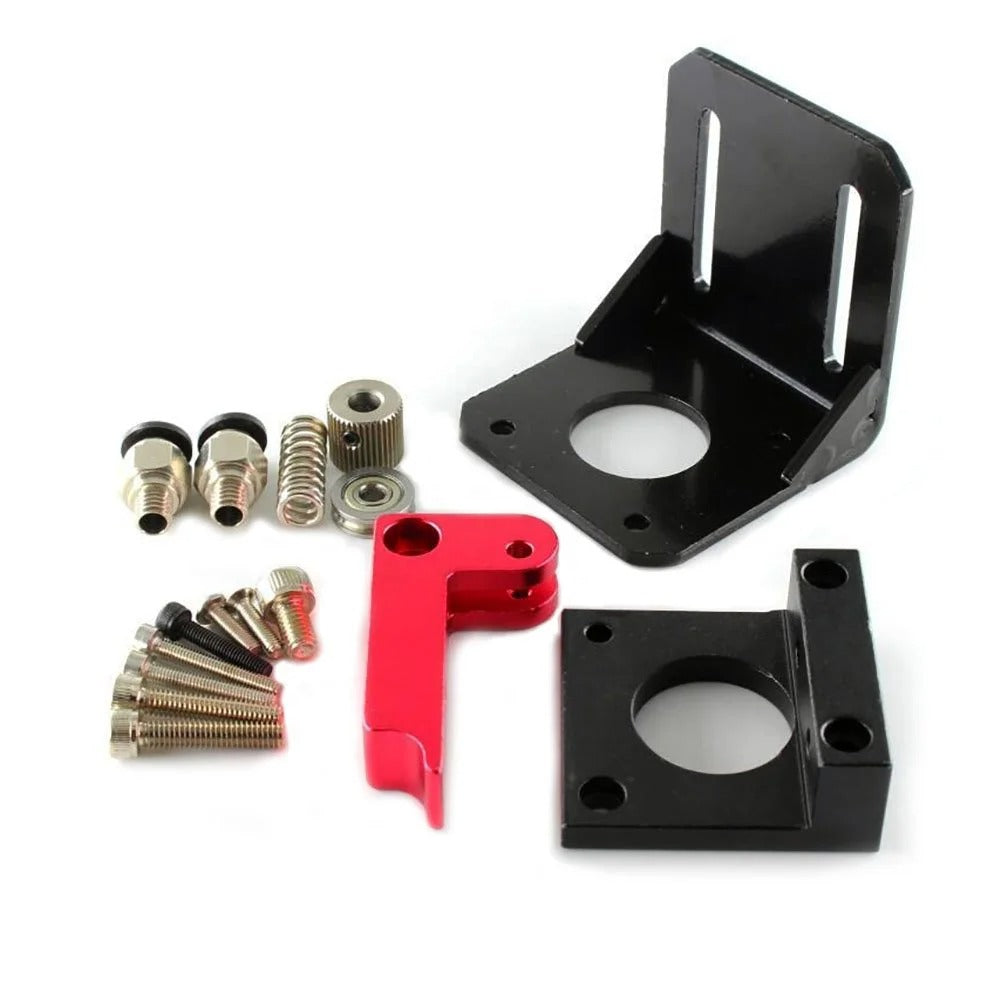 MK8 Extruder Aluminum Block Kit 1.75MM with NEMA 17 L-Bracket Right Hand – Good Quality