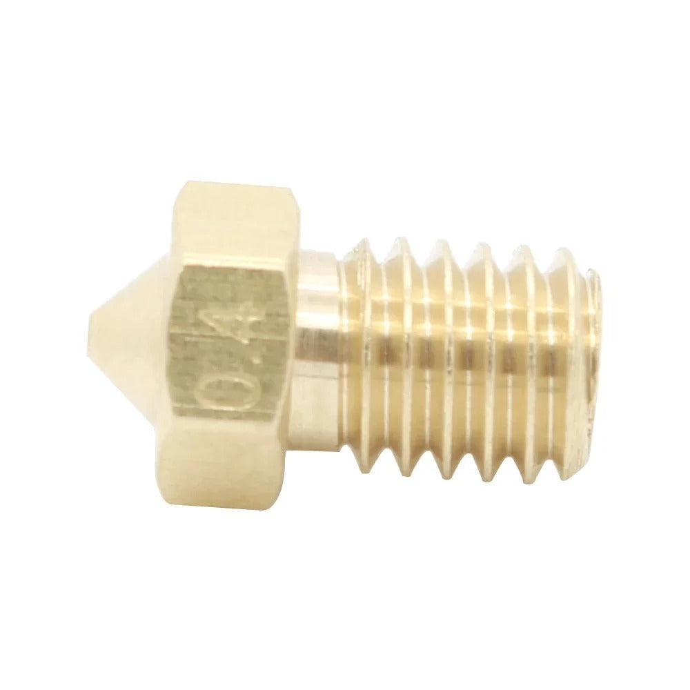 M6 Thread Brass Nozzle V5 V6 UM Compatible – 1.75mm x 0.4mm for 3D printer