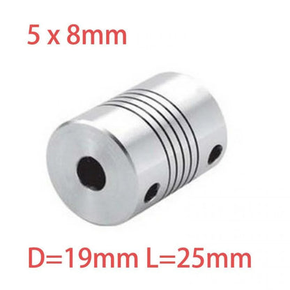 Aluminum Flexible Coupling Coupler Helical Shaft 5mm x 8mm