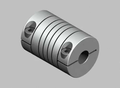 Flexible coupling OD:20mm x L:25mm Bore:8x8mm