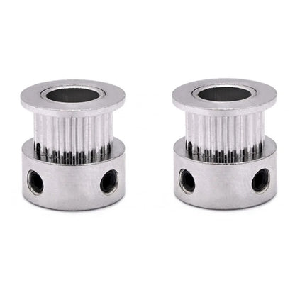 Aluminum GT2 Timing Pulley 20 Tooth 8mm Bore for 6mm Belt – 2 Pcs