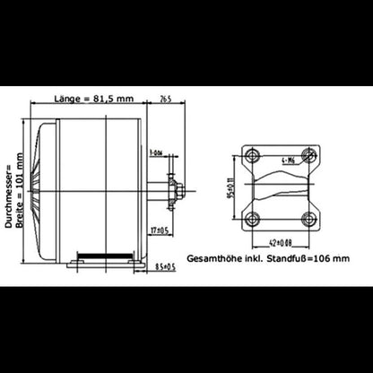 MY1016 24V 250W 2650RPM DC Motor for E-bike Bicycle – Unite Make