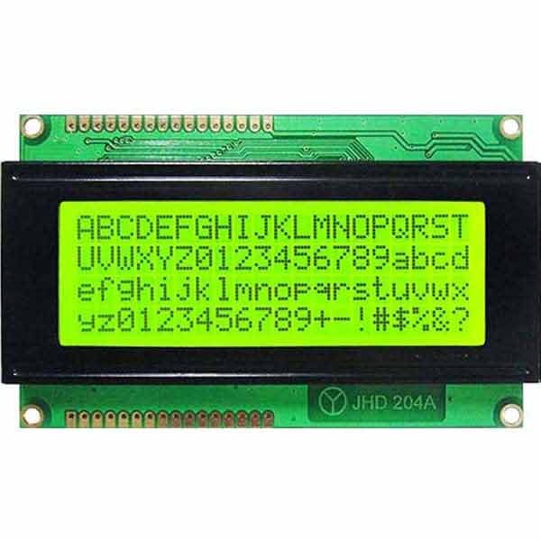 20 - 4 Alphanumeric LCD Green Backlight