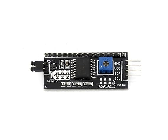 I2C Serial Interface Adapter Module for for 16 - 2 (1602) Character LCD