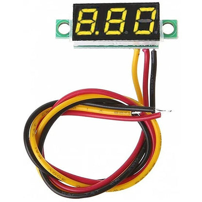 0.28 inch 3-30V DC 3 Wire Yellow LED Display