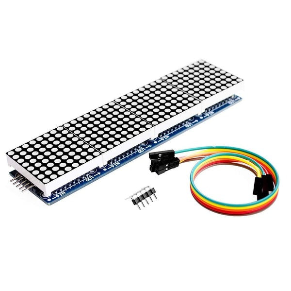 MAX7219 Dot Led Matrix Module 4 In 1 Display with 5P Line Module