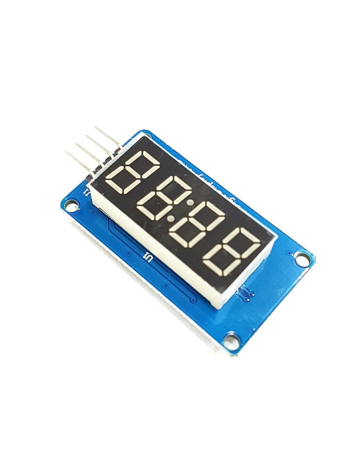 TM1637 4 Bits Digital Tube LED Display Module With Clock Display for Arduino