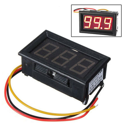 0.56 inch 0-100V Three Wire LED Display Digital DC Voltmeter-Red