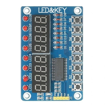 TM1638 8 Bits Button Digital LED Display Module