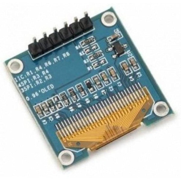 0.96 inch OLED Display Module Blue SPI/I2C 128 - 64 – 7 Pin