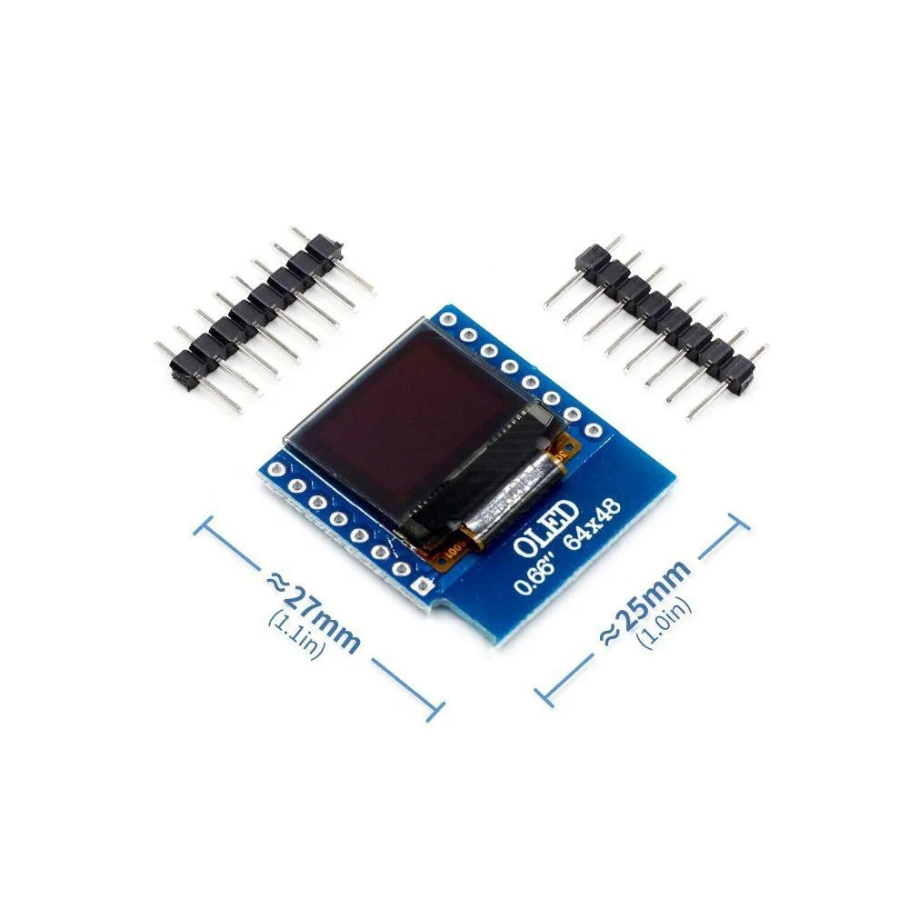 0.66 Inch OLED Module IIC/I2C for D1 MINI