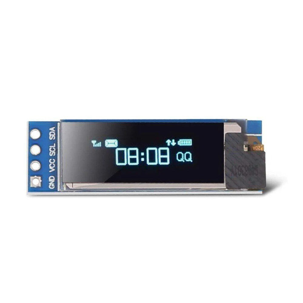 0.91 inch 128 - 32 I2C/IIC Serial 4 Pin OLED Display Module (GND VCC) – White