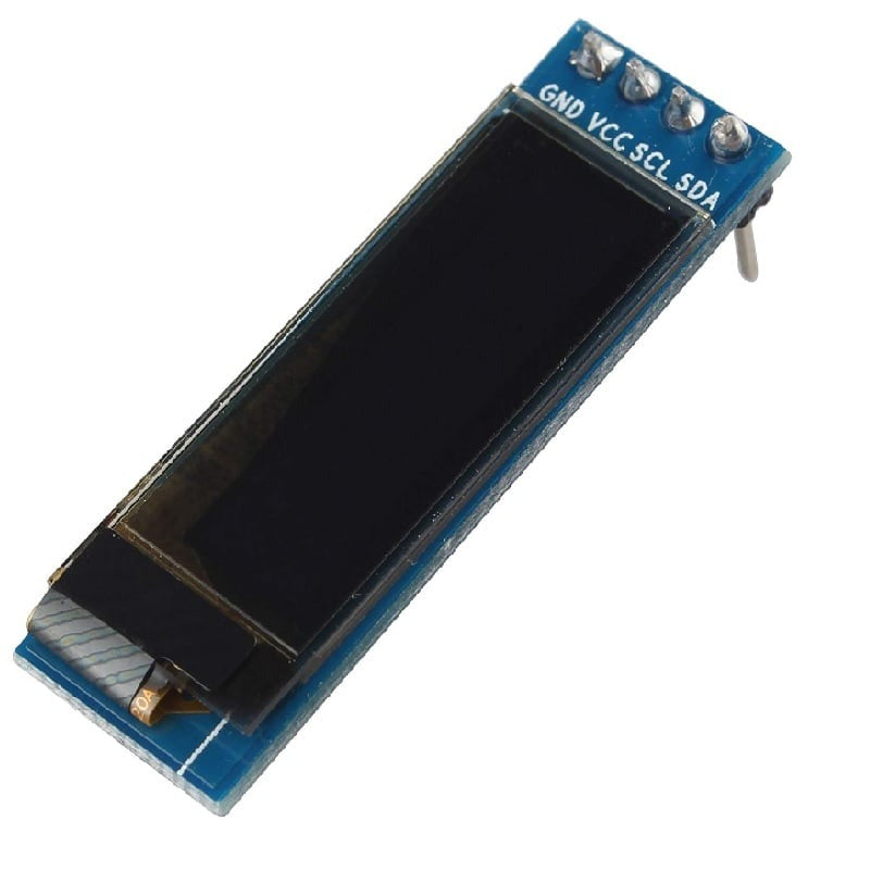 0.91 inch 128 - 32 I2C/IIC Serial 4 Pin OLED Display Module (GND VCC) – White