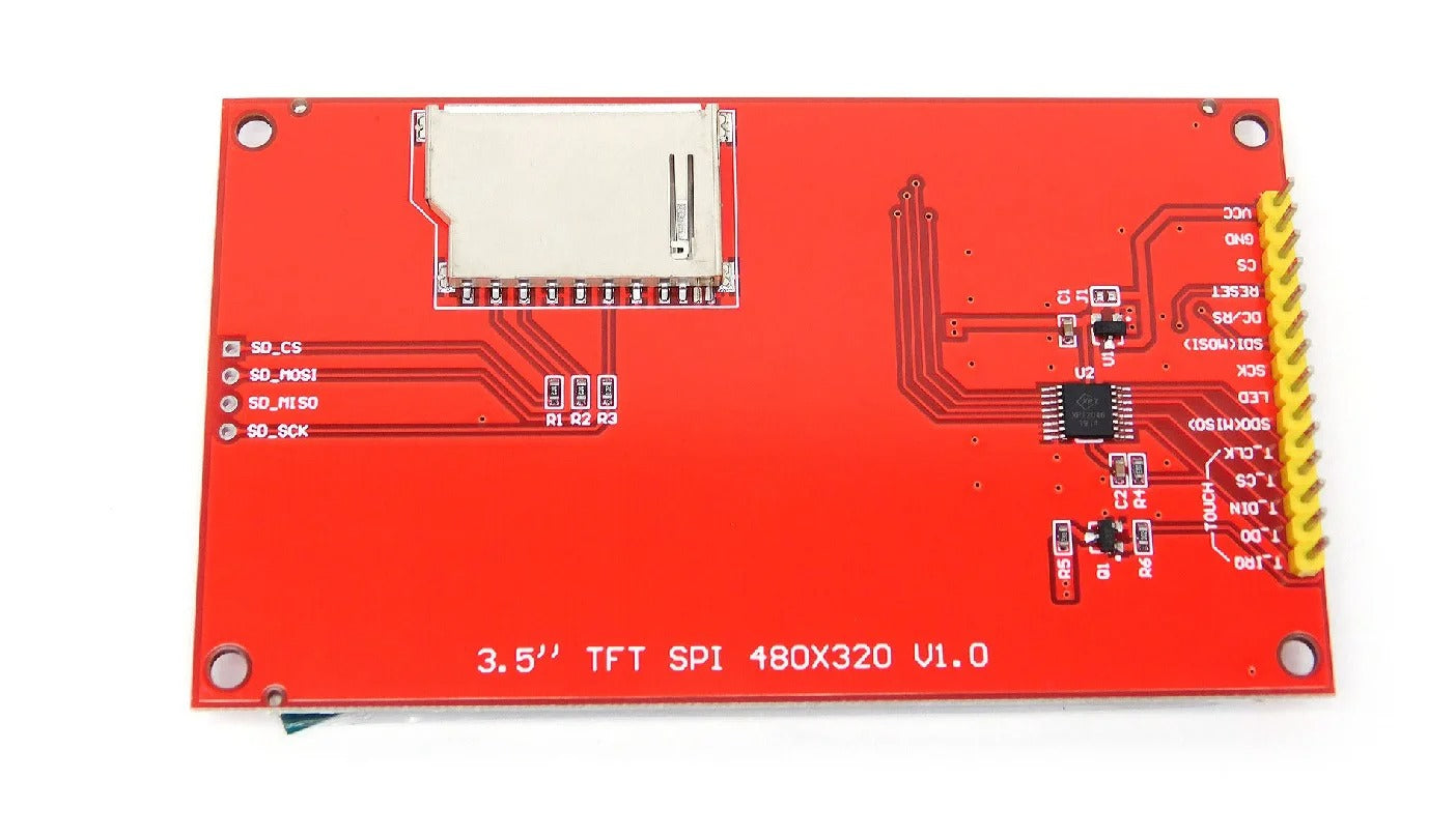 3.5 inch SPI Interface 480 - 320 TFT Touch Screen Display for Arduino