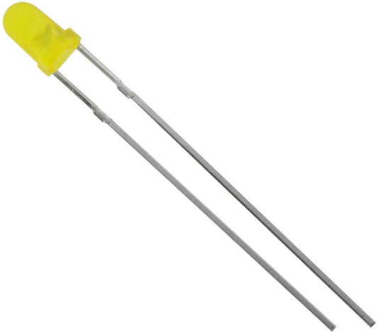 3mm Yellow LED Diffused (Pack of 10)