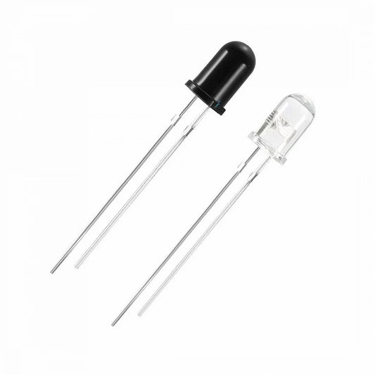 5mm IR LED Infrared Receiver and Transmitter Diodes (Pack of 3)