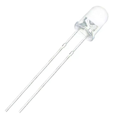 White Light Emitting Diode 3mm LED (Pack of 10)