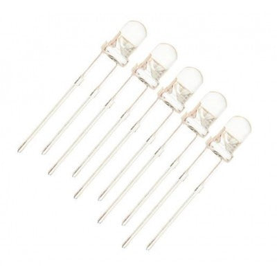 White Light Emitting Diode 3mm LED (Pack of 10)